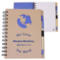 EcoShapes Recycled Die Cut Notebook/ Globe